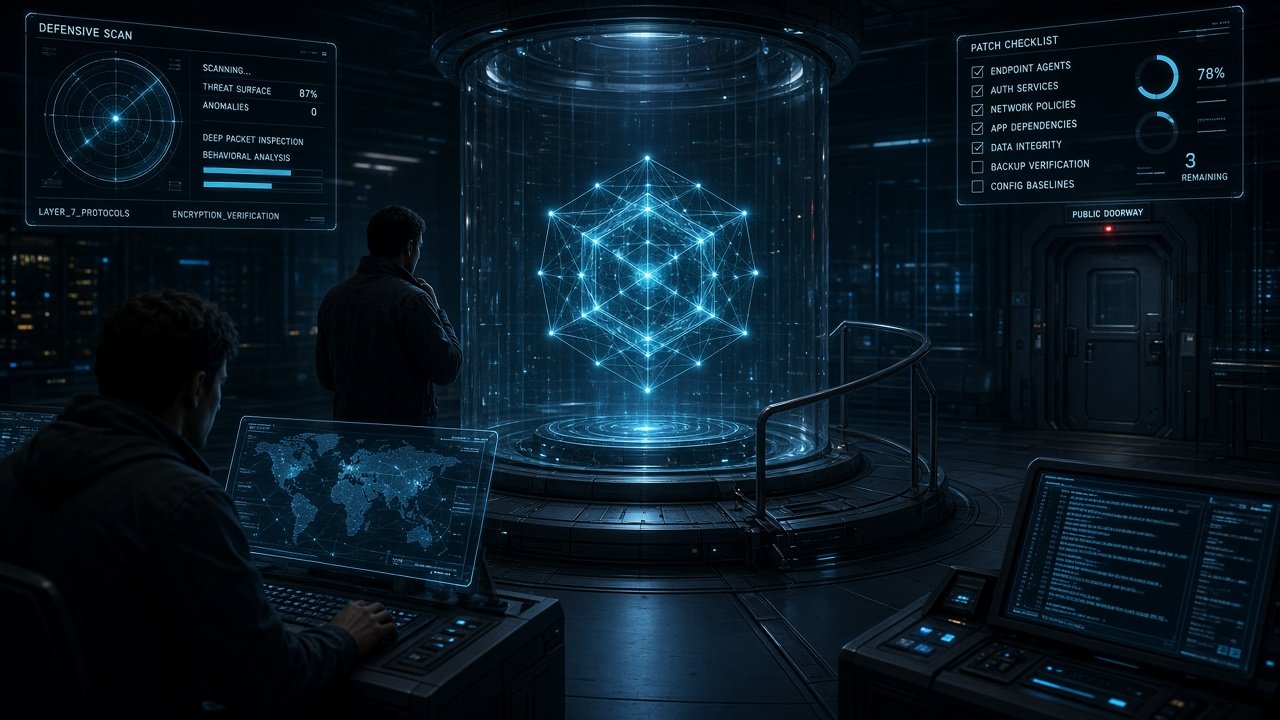 可信防御者在封闭环境里使用去掉网络护栏的 Argon，公众入口仍然关着